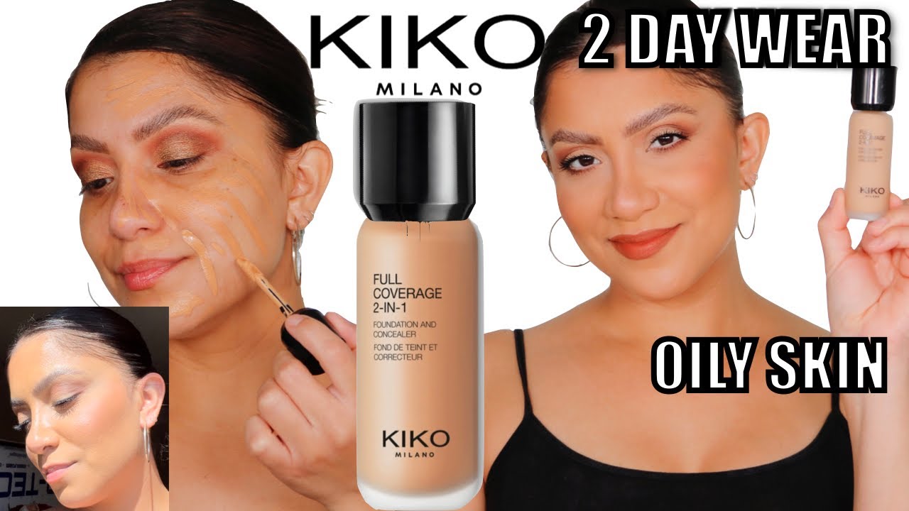 2 DAY WEAR TEST KIKO MILANO 2 IN 1 FOUNDATION CONCEALER *oily skin* | MagdalineJanet