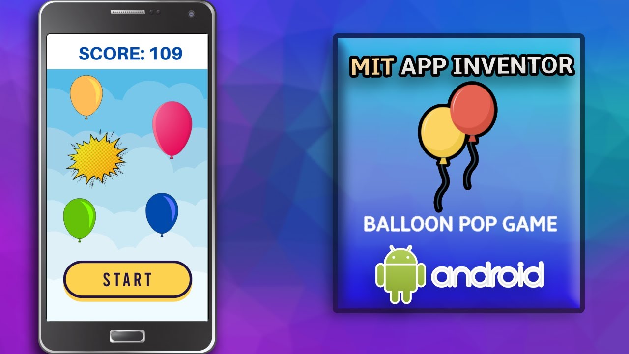 Создайте игру &laquo;Лопни шарики&raquo; в MIT App Inventor 2 || Компонент Image Sprite || Игра MIT App Inventor