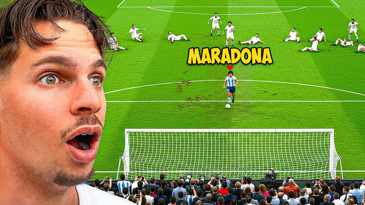 My First Time Watching Maradona's Highlights!