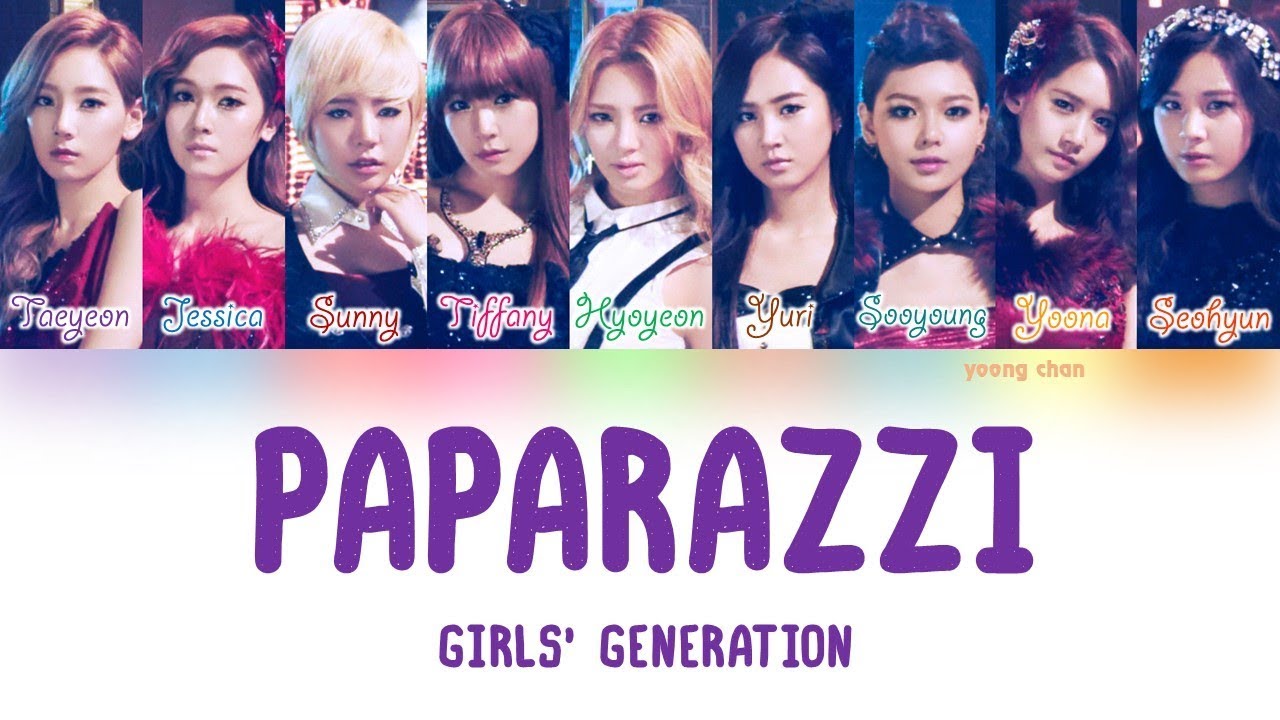 Girls’ Generation (少女時代) – PAPARAZZI Lyrics (KAN/ROM/ENG)