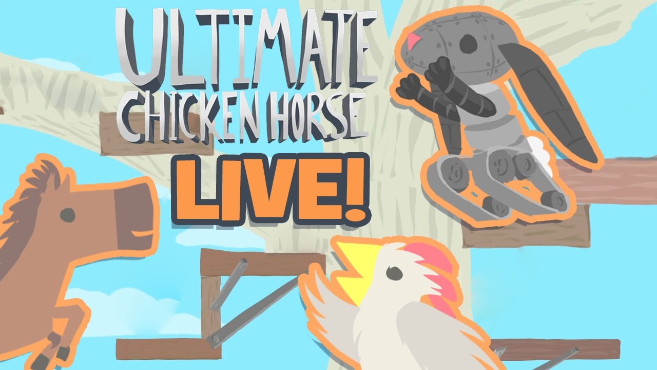 DONKEY & CHICKEN FUN - Ultimate Chicken Horse - Livestream!