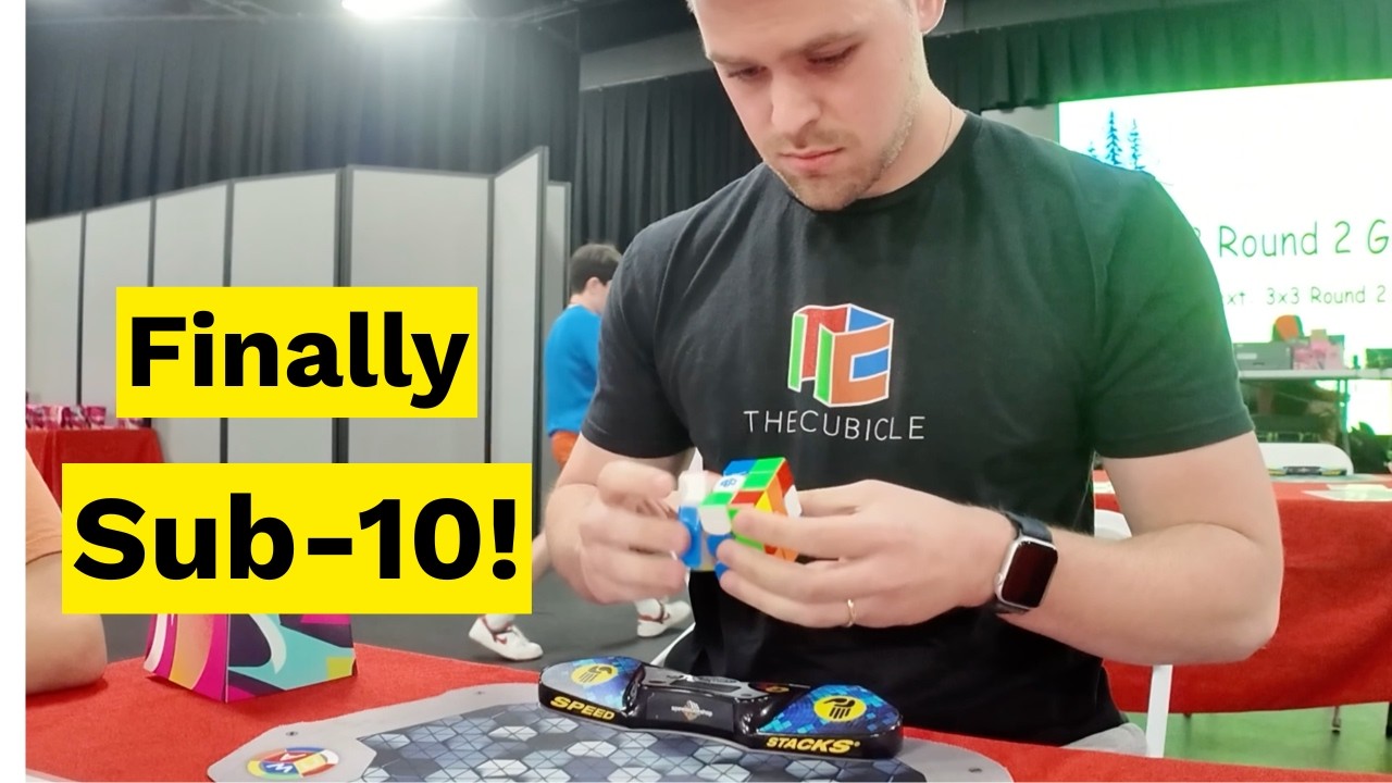 Sub-10 Average, After 12 Years of Cubing!