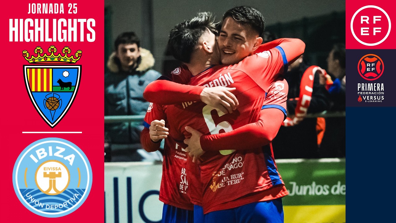 Resumen #PrimeraFederaci&oacute;n | CD Teruel 1-0 UD Ibiza | Jornada 25 | Temporada 2025/2026