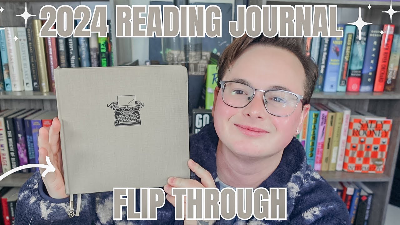 2024 reading journal flip through (aka how to not be a perfectionist)