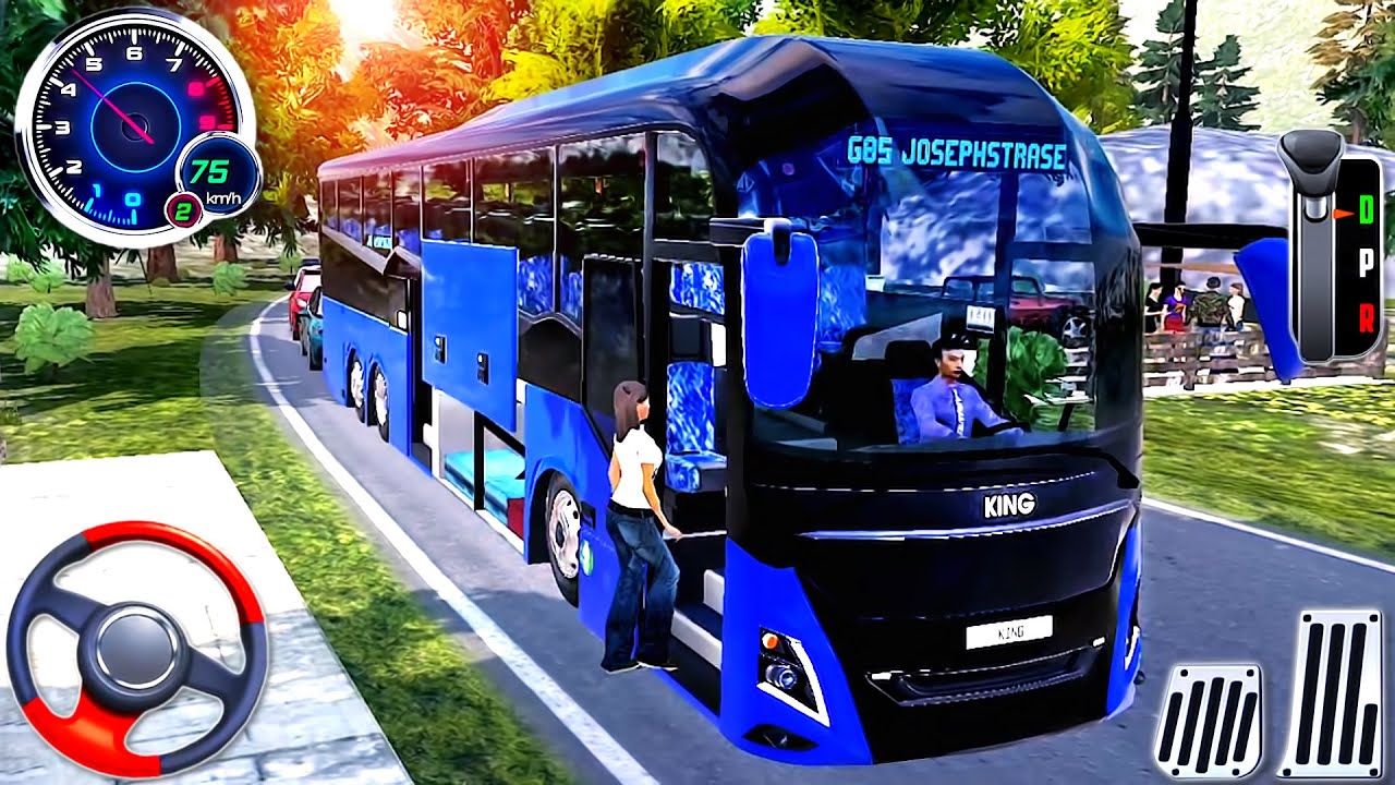 Coach Bus Realistic Driving in City Multiplayer - New Bus Simulator EVO Ovilex - Android GamePlay #9