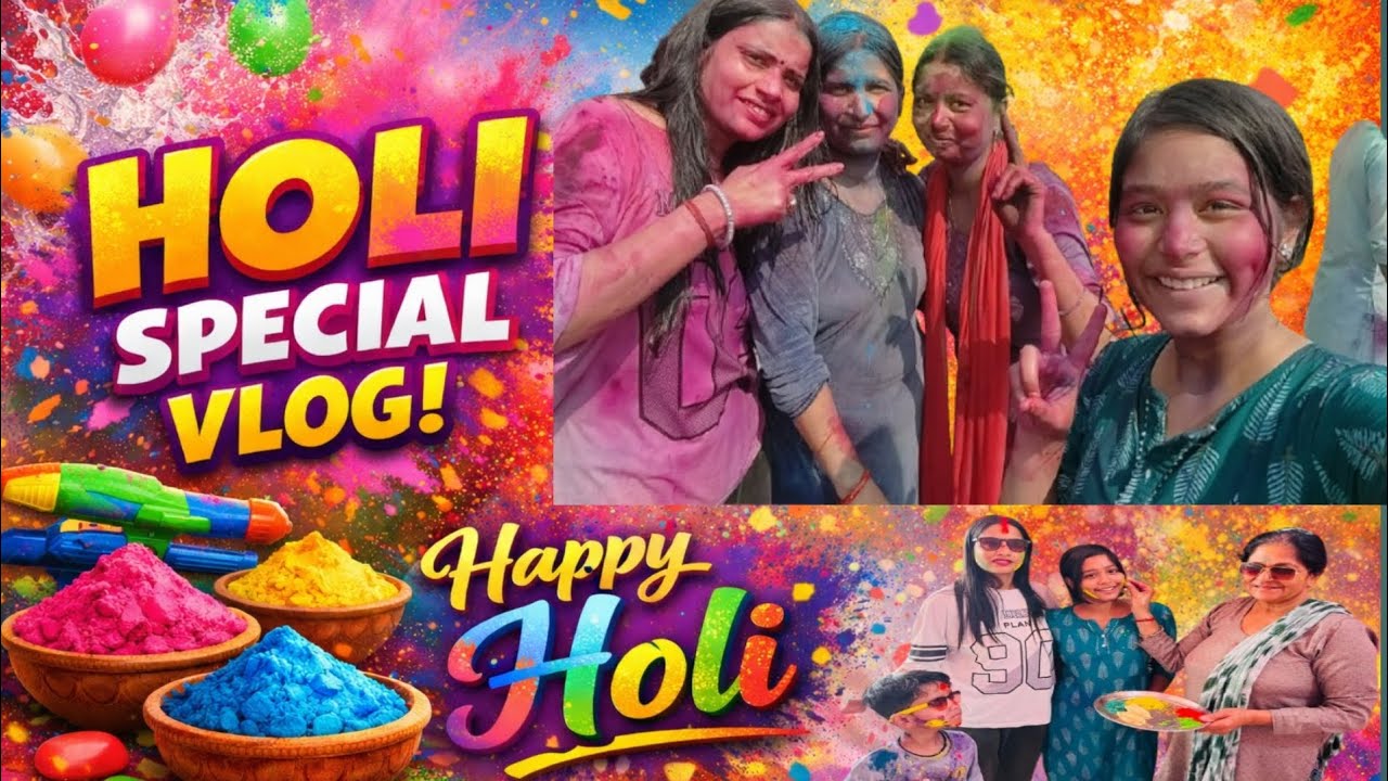 Aaj to had Ho Gai 💯👇🏻vlog l video l Holispecial l 🫟💯 holi l trending l #video ll
