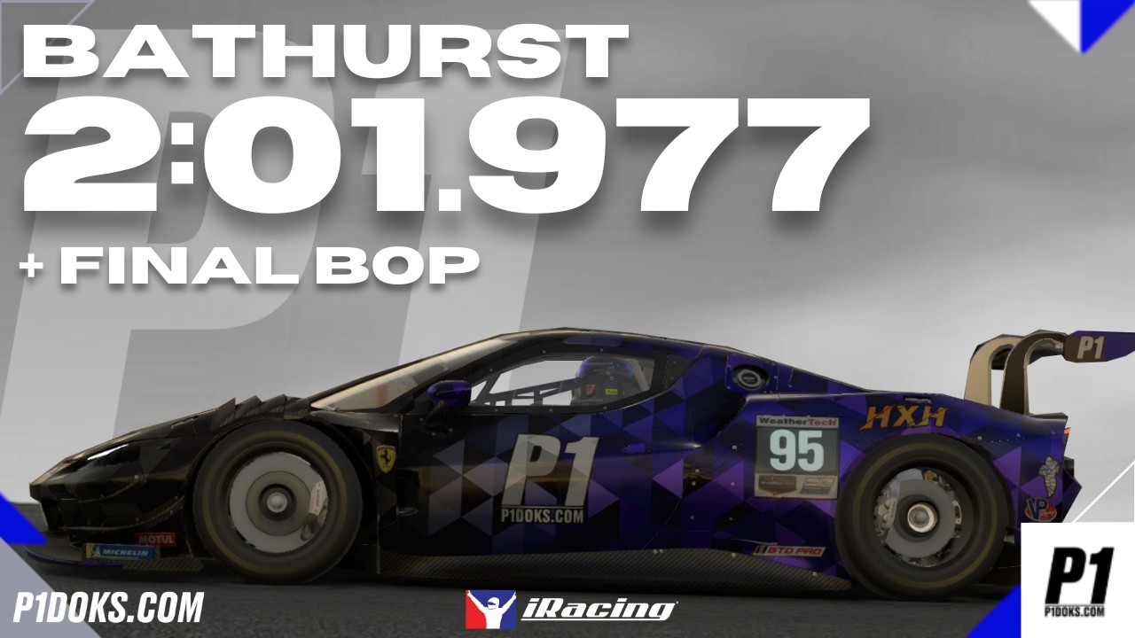 2:01.977 - Ferrari GT3 - Bathurst - Bathurst 12h -│P1DOKS.COM 26S1 WEEK 10