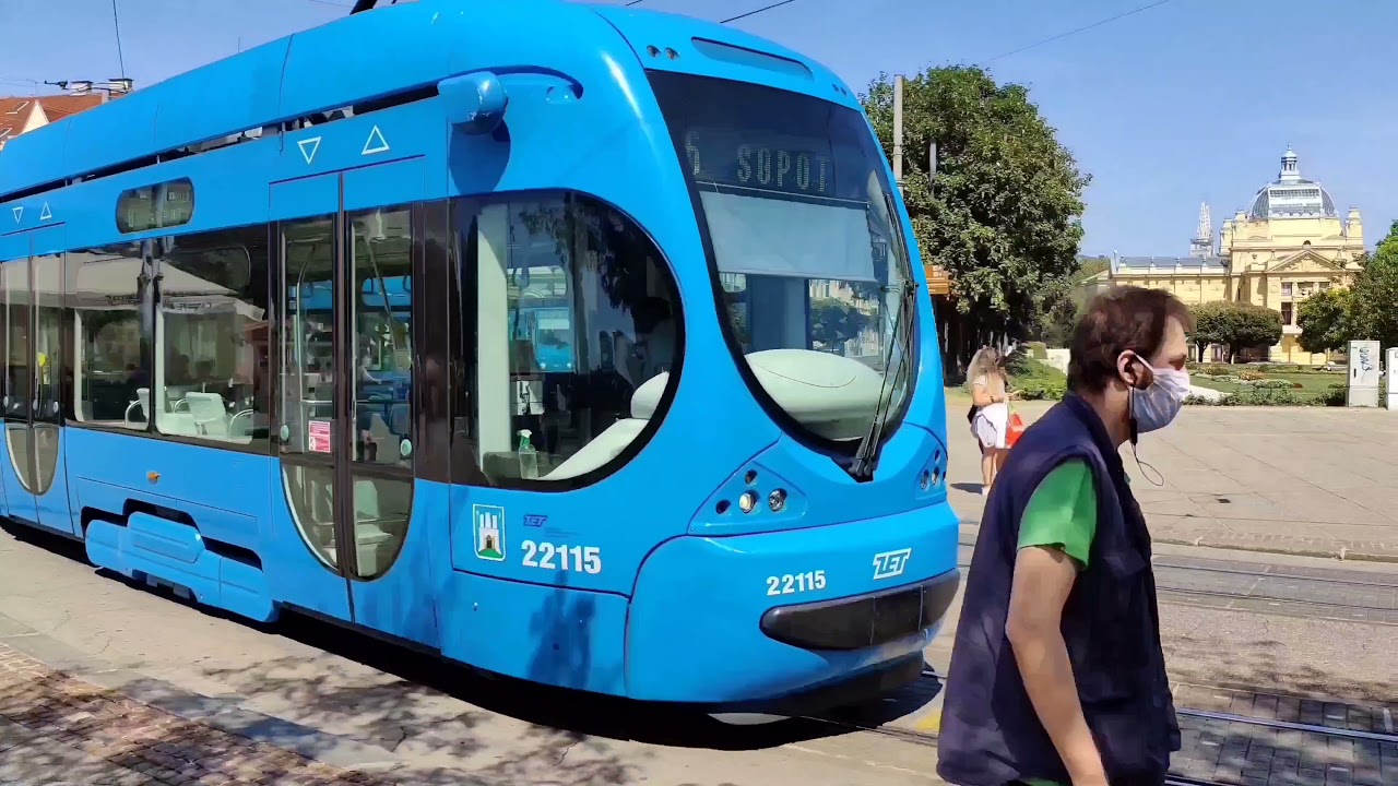 Trams Trains and Buses of Zagreb 2021 Public Transport Funicular Tramvaj Trolley Cable Car 4K