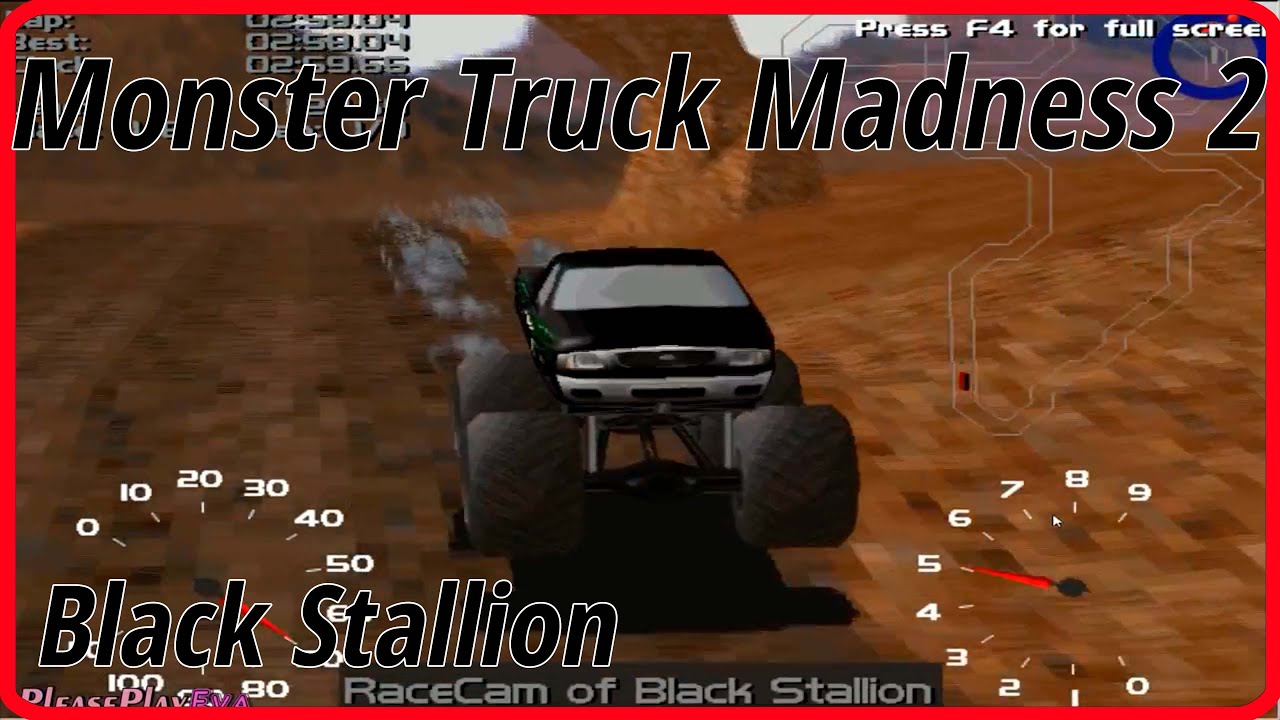 Monster Truck Madness 2 (1998) ✓ Gameplay #3 ✓ Black Stallion