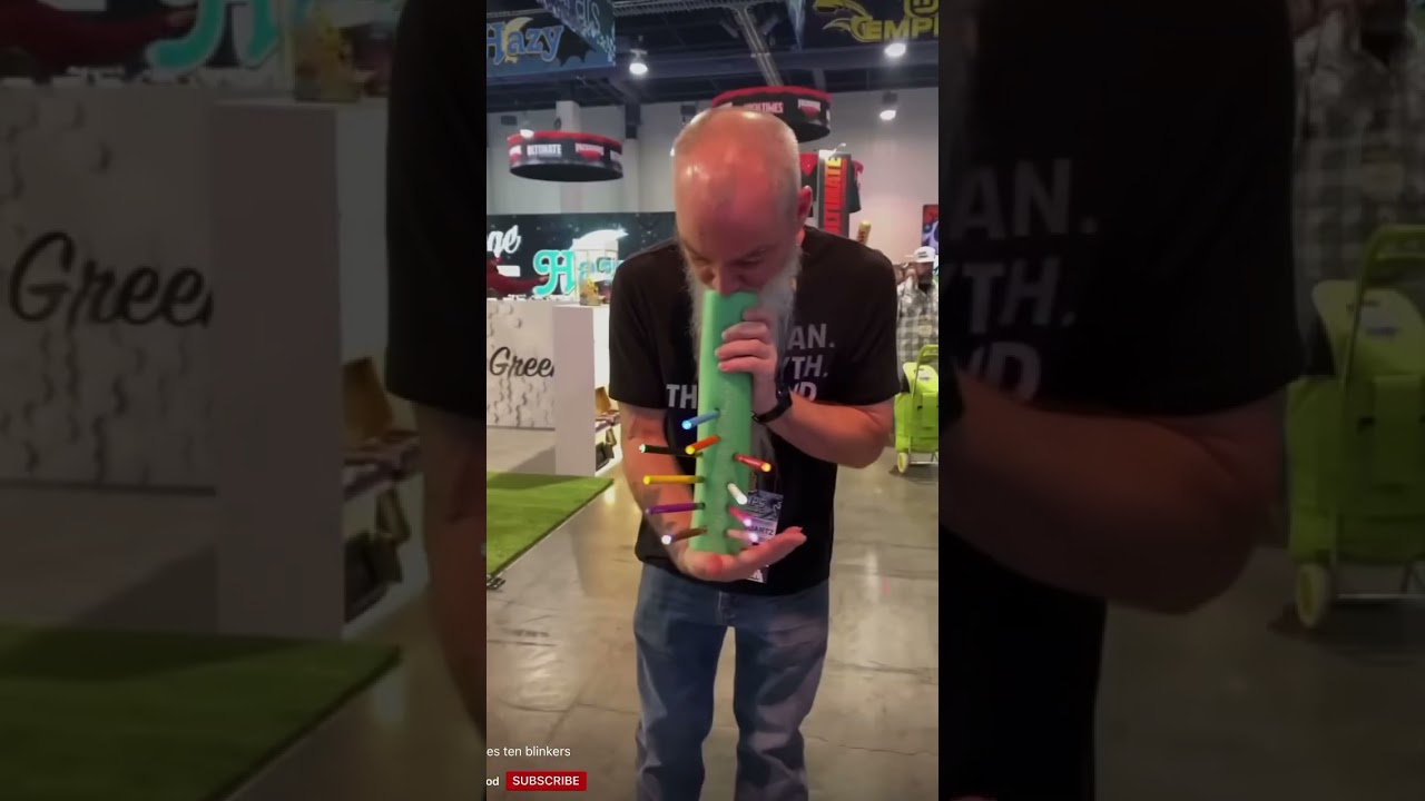 60 year old man does ten blinkers