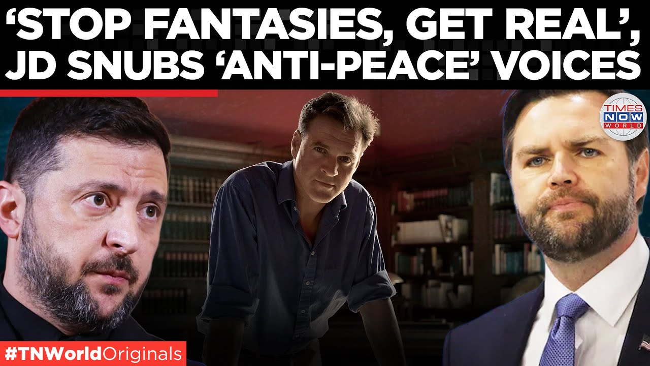 NO WEAPONS, NO MONEY: JD Vance Responds To Zelensky and &lsquo;Anti Peace&rsquo; Journalist | Times Now World