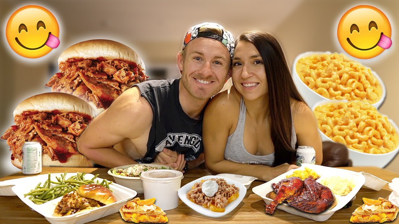 ALL AMERICAN BBQ MUKBANG! (TAKE OUT TIME)