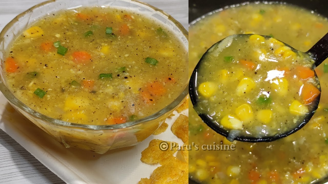 Healthy Sweet Corn Soup for weight loss | Sweet Corn Soup in 10 mins |Quick&Tasty Sweetcorn Veg Soup