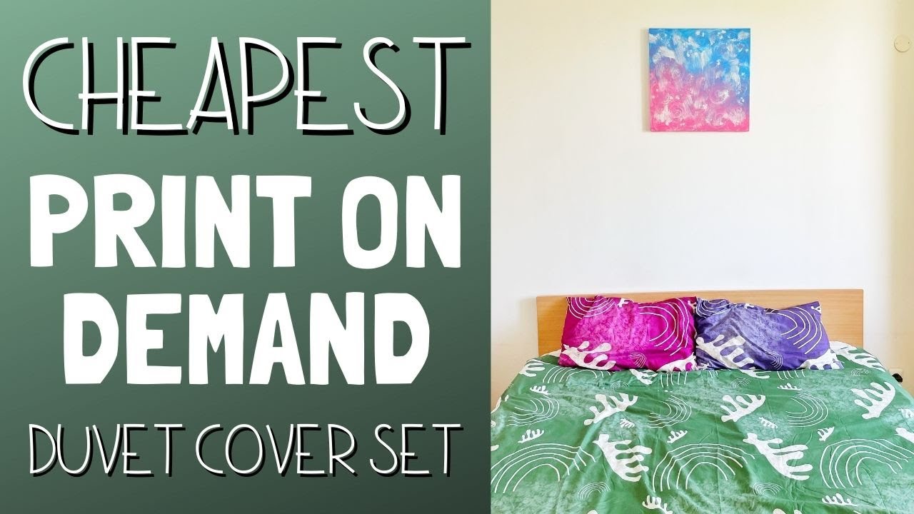 Is This Cheap Print on Demand Duvet Cover Set Worth It? - Yoycol Print on Demand Review