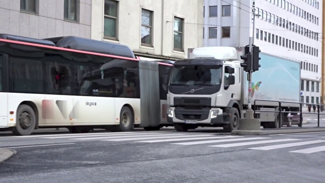 Buses in Bergen, Norway 2018