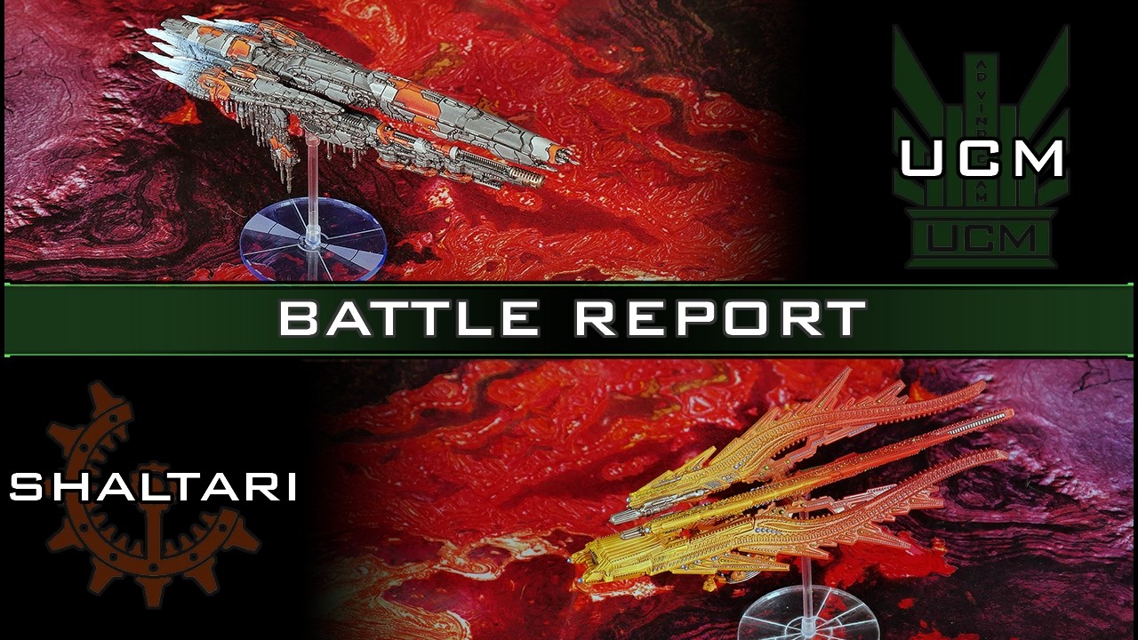 Dropfleet Commander Battle Report: the Plastic Shaltari Battlecruiser makes its Debut!