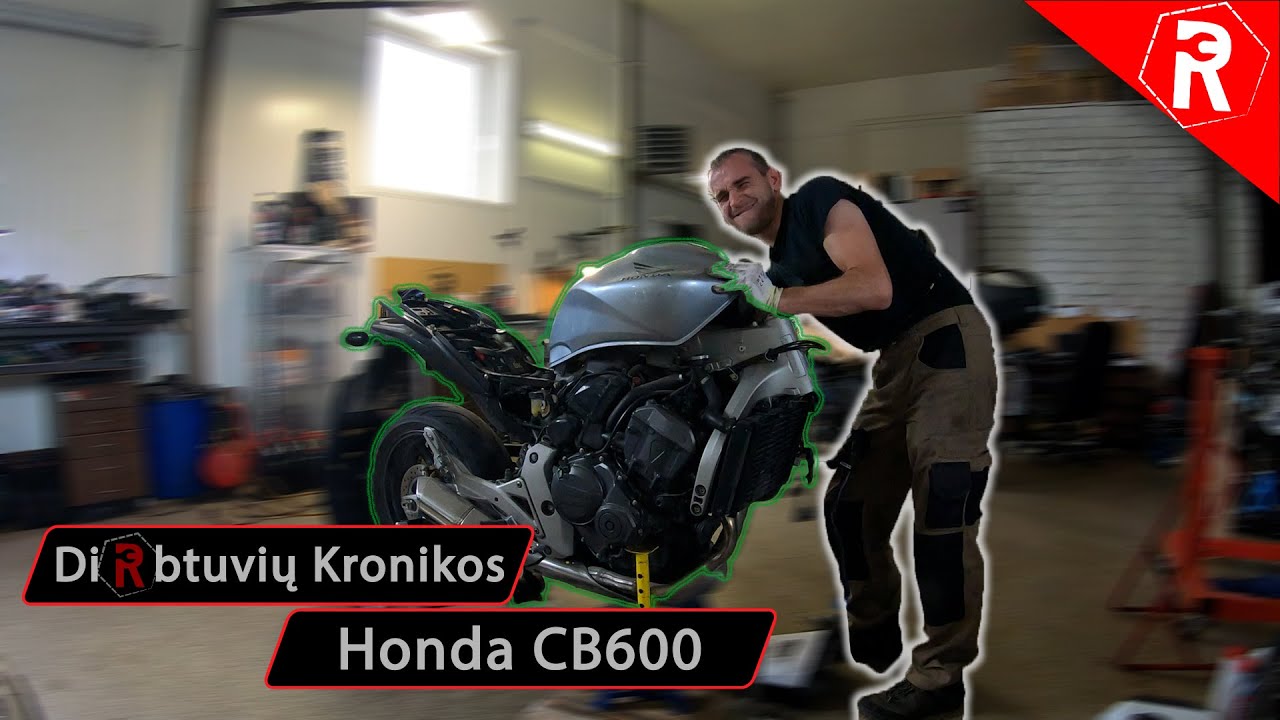 '07 Honda CB600F *lengvai krites *sudetingas variantas *gaivinimas **3