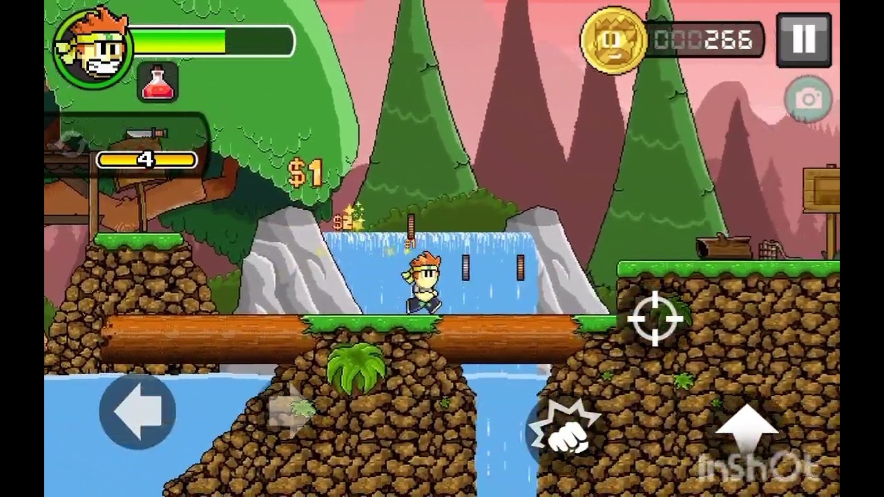 Jugando esté juego llamado dan the manx😎