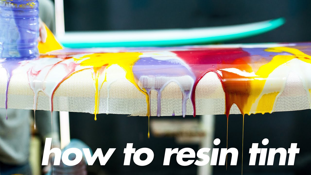 how to do a killer resin tint glassing a surfboard - retro movement surfboards