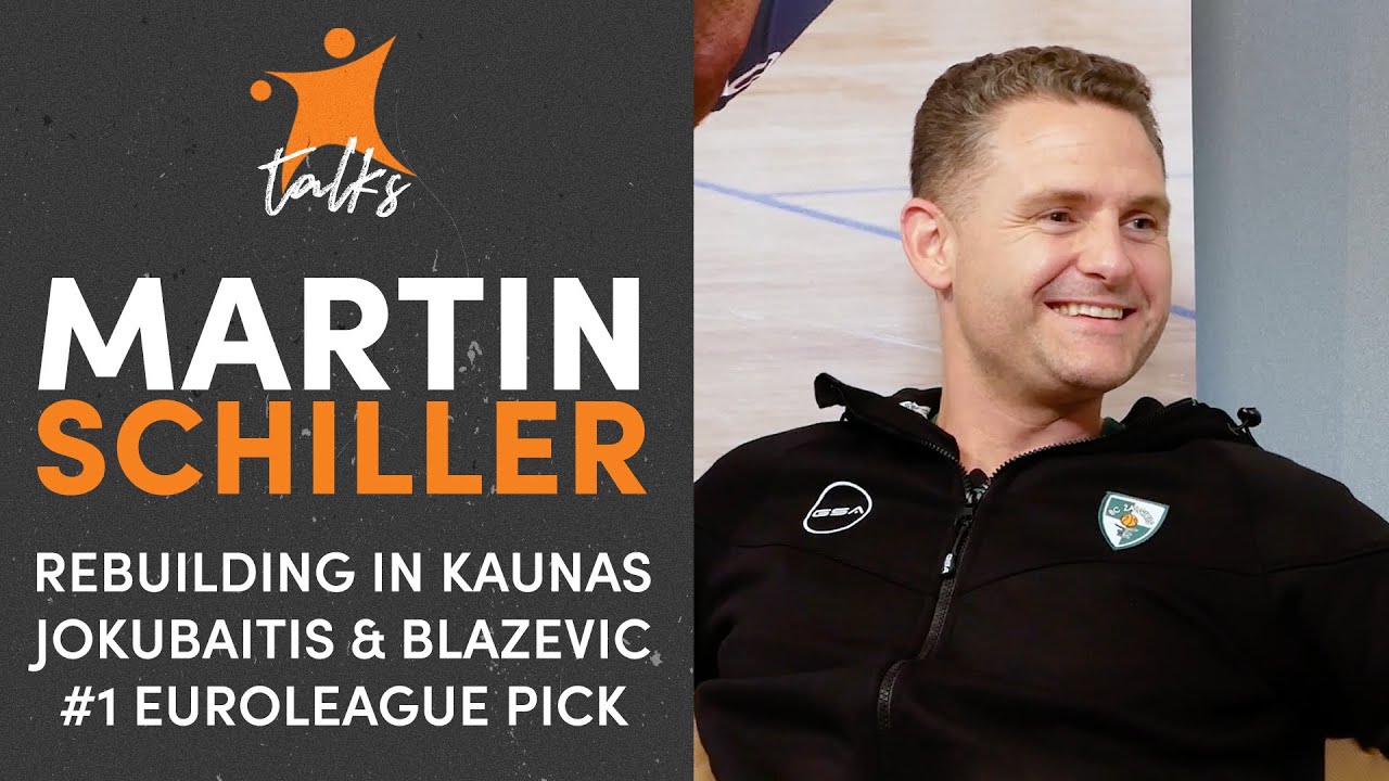 Martin Schiller talks new Zalgiris, NBA example and surprising questions in Lithuania | BN Talks