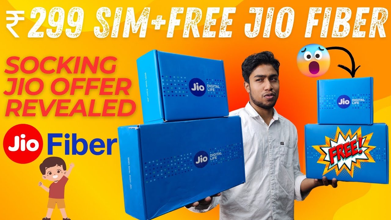 Jio Sim + Jio Fiber 50 Days FREE Full Process 😍 Jio Fiber Gold Pass ✅ Free Installation !!