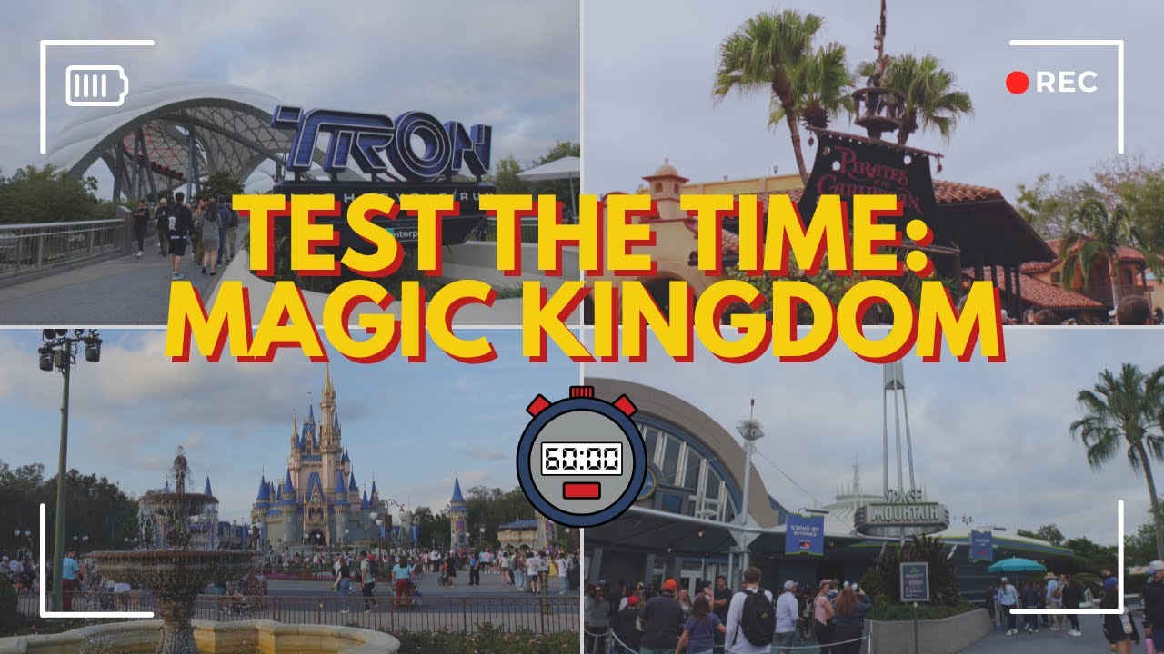 ⏰🎢✨ ~ TEST THE TIME: MAGIC KINGDOM | PT. 1 ~ ✨🎢⏰  I test all the wait times so you don't have too!