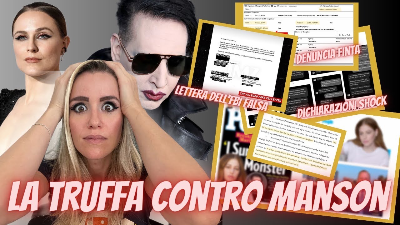 SVOLTA nel caso Marilyn Manson: i fan raccolgono le prove della sua innocenza! w/ @JematriaReal