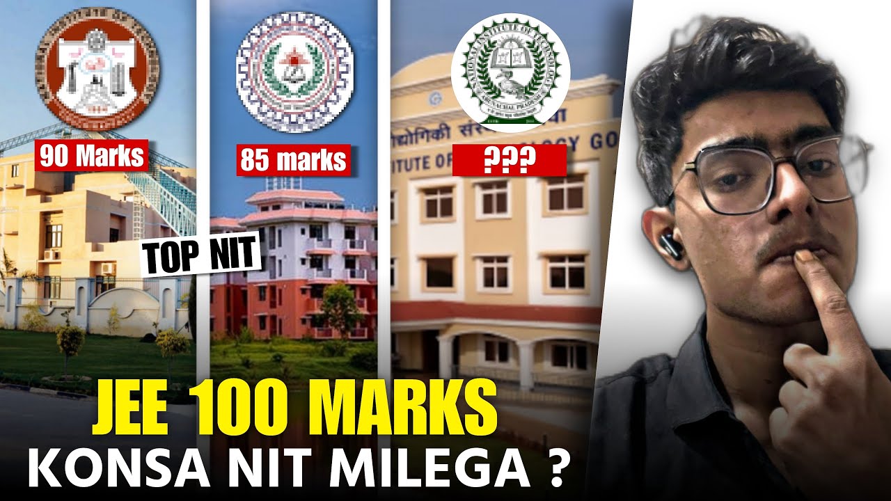 JEE Score For Top NITs 😱 | In 100 Marks 🤯 | Urgent Update ‼️ |