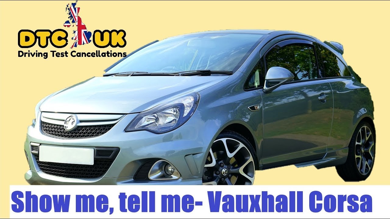Покажите мне — задайте мне вопросы Vauxhall Corsa 2019 | Экзамен DTC Driving Test UK