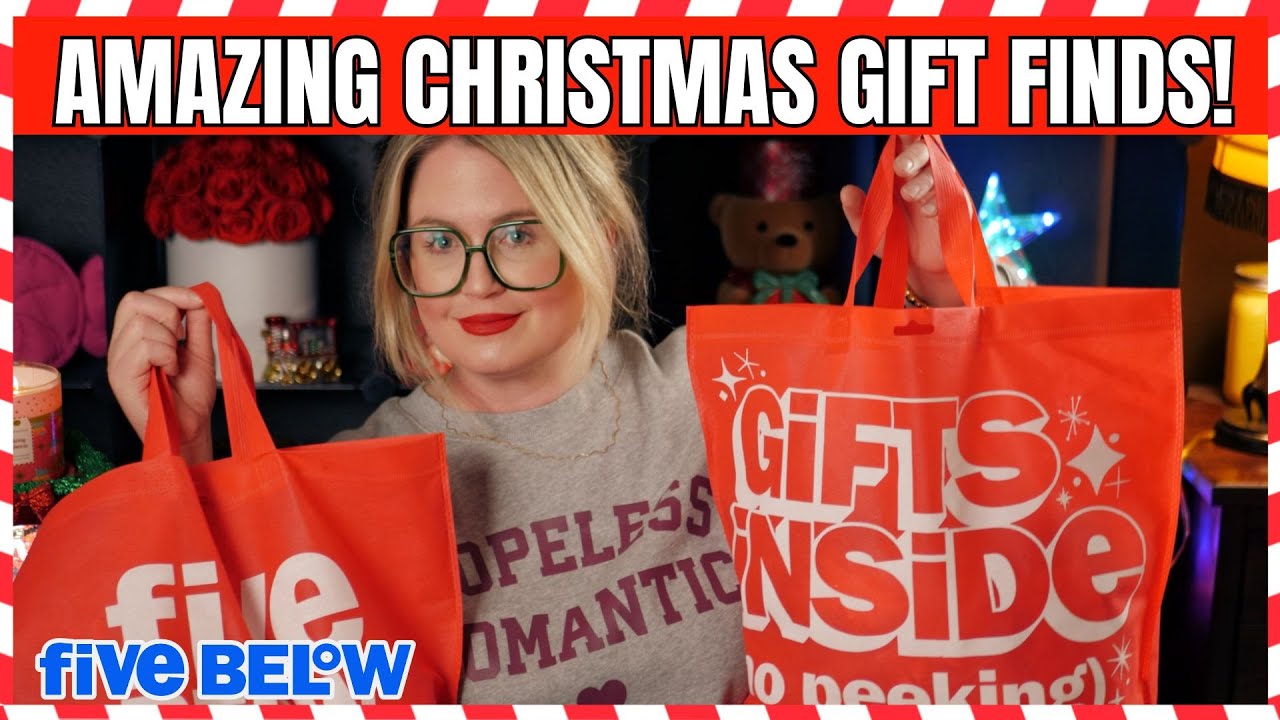 FIVE BELOW CHRISTMAS GIFTS FINDS!  SO MANY DEALS! #fivebelow #christmas