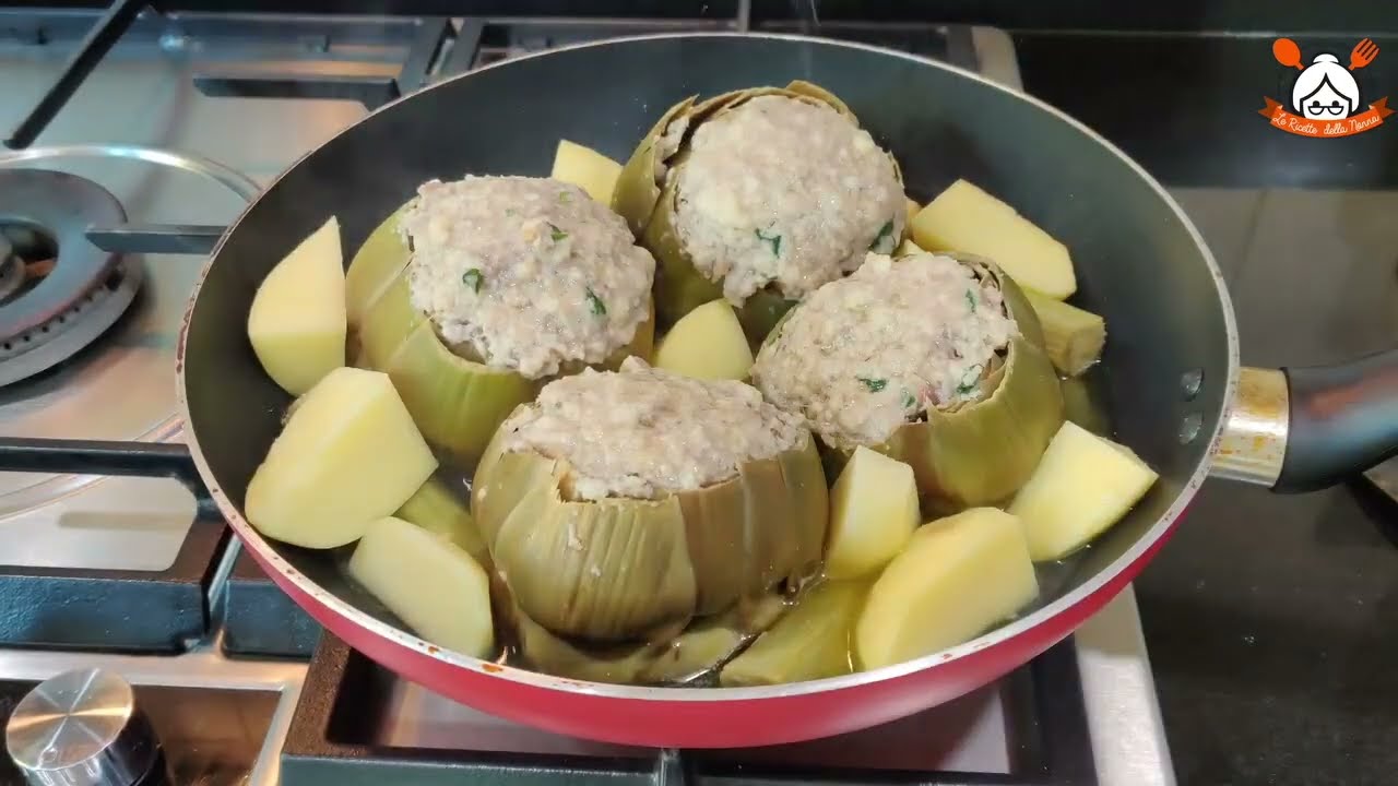 LA RICETTA DELLA NONNA PER PREPARARE I CARCIOFI RIPIENI DI CARNE