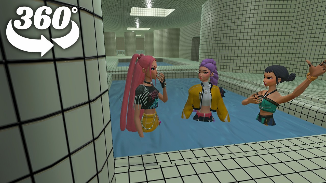 KPop Demon Hunters in Pool Room 360&deg; VR