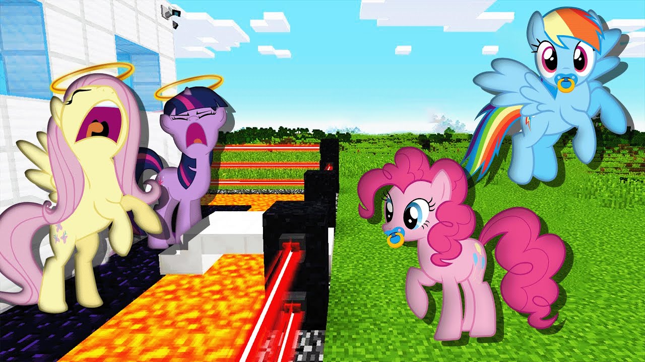 Angel My Little Pony vs Baby My Little Pony in Minecraft