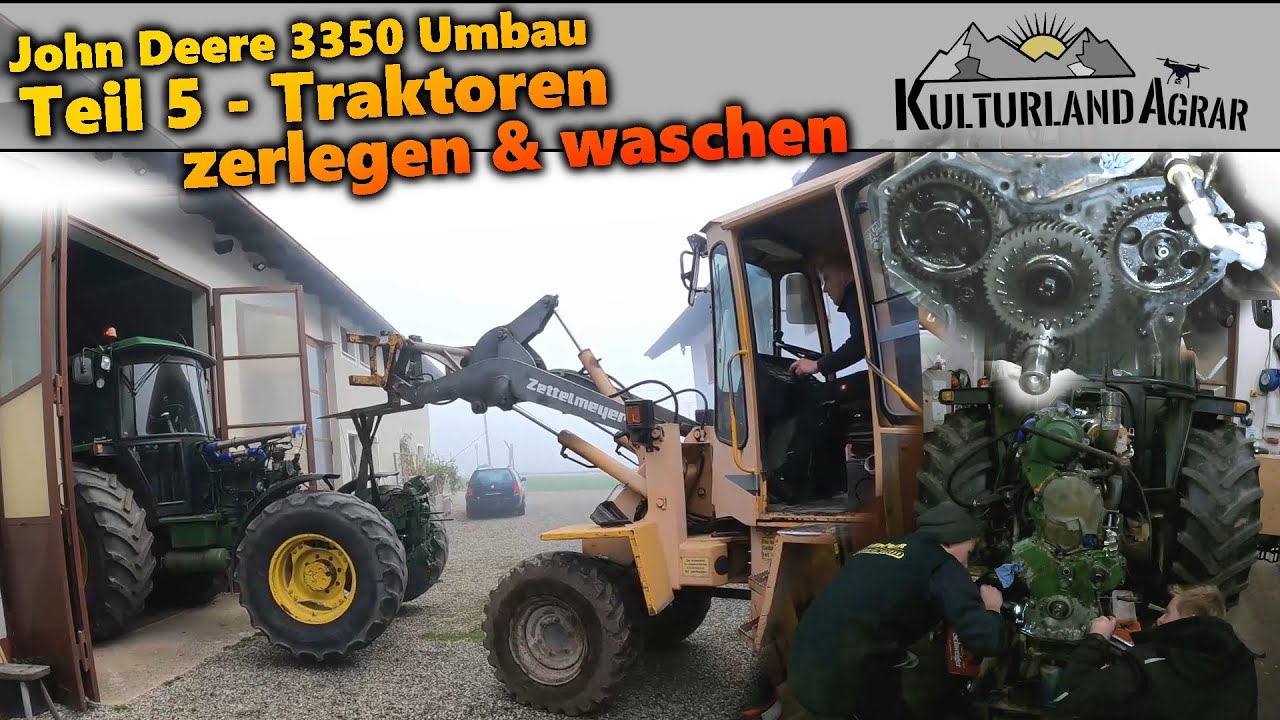 John Deere 3350 Umbau - Einspritzpumpe - Traktor zerlegen | Teil 5