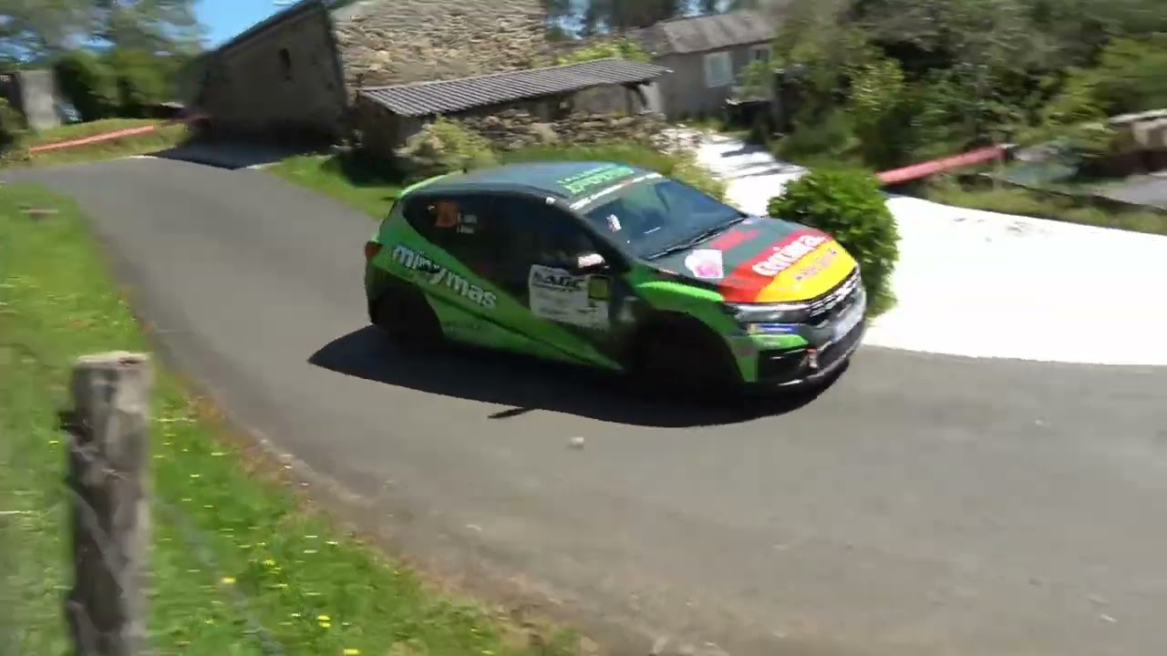Esteban Vallín-Irene Caso, Resumen Rally Narón 2025, Victoria Sandero Eco Cup
