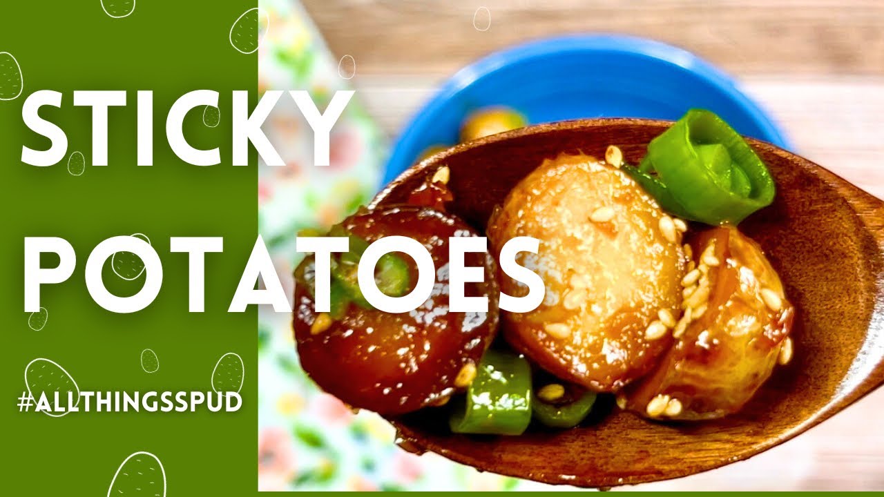 Sticky Potatoes | Korean-Style Sticky Potatoes | #allthingsspud