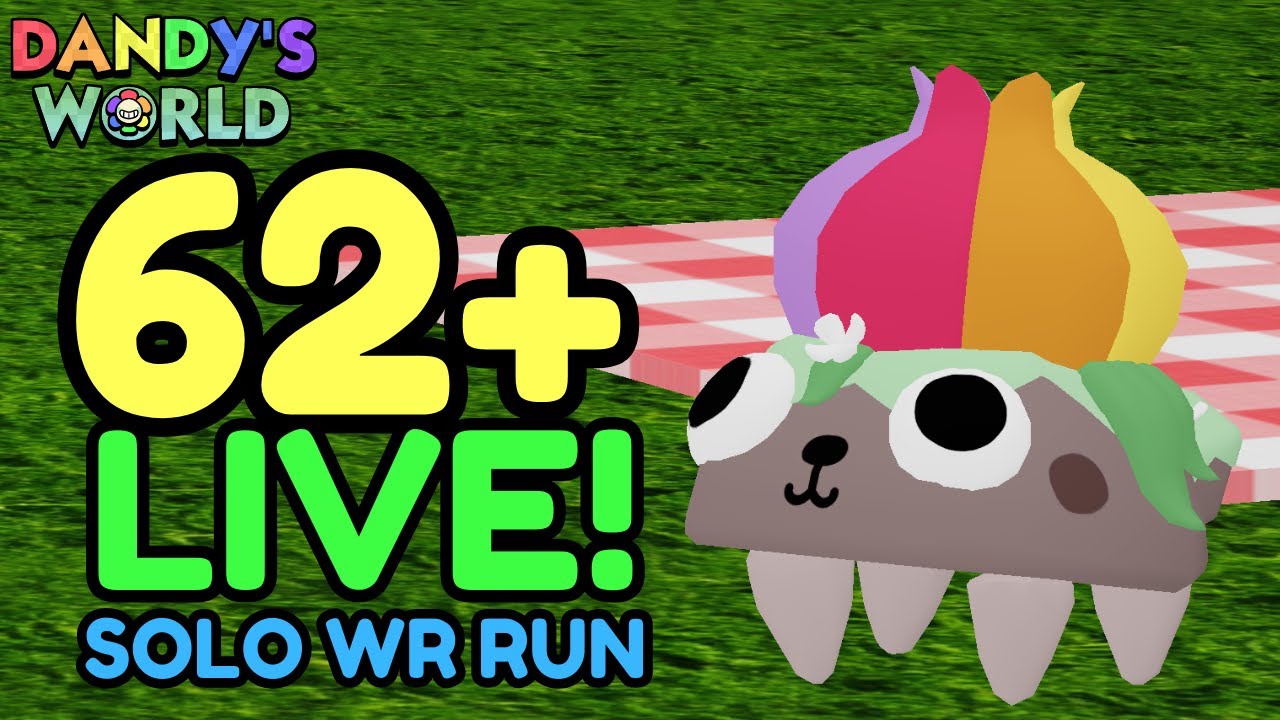 🔴🎥 PEBBLE SOLO WR Floor 61+ Attempt | Dandy's World