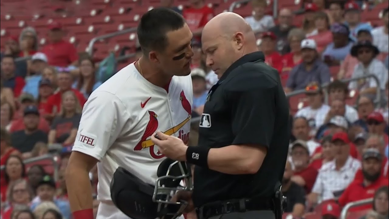 Lars Nootbaar Gets Ejected After Arguing a Controversial Strike Call