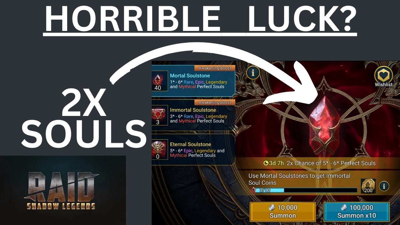 2X SOULSTONES IS HERE! - CAN I GET LUCKY? | RAID SHADOW LEGENDS