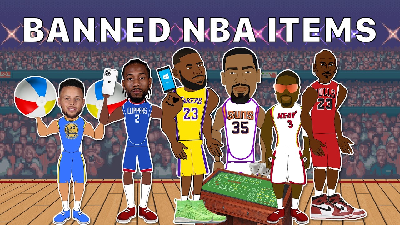 BANNED NBA ITEMS! #nba