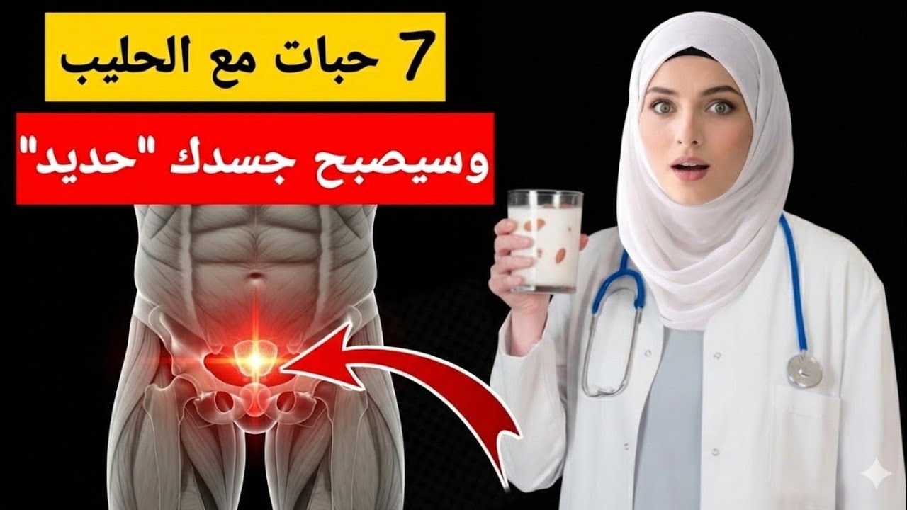 اشربه قبل النوم! 7 حبات مع الحليب ستمنحك طاقة 
