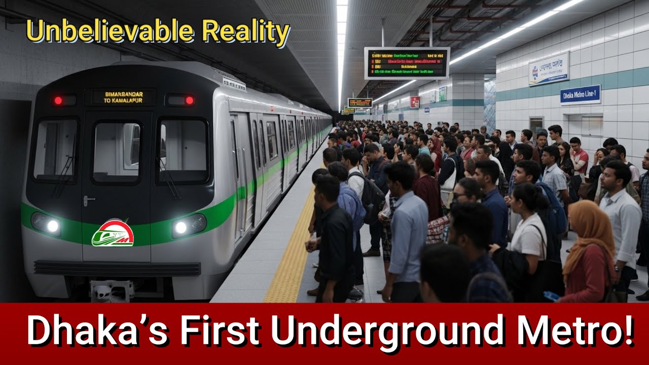 Dhaka&rsquo;s First Underground Metro Rail l Latest Update & Future of MRT Line-1 l Samprotik Probah