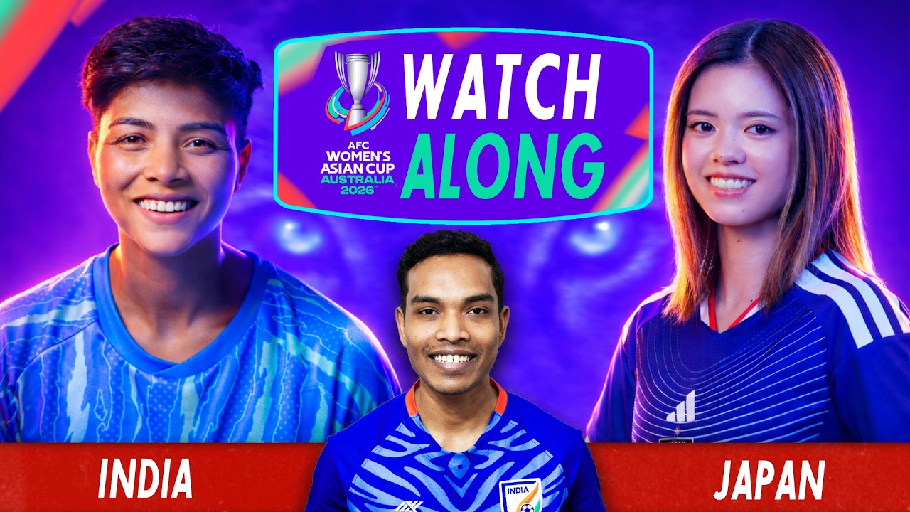 India Vs Japan | AFC Women's Asian Cup 2026 | Live | Watch Along
