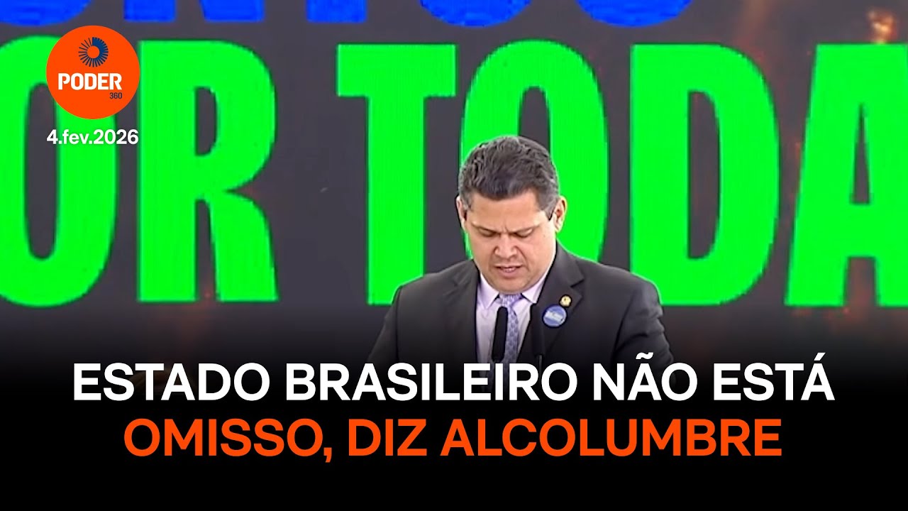 Alcolumbre discursa no lançamento do Pacto Brasil de Enfrentamento ao Feminicídio