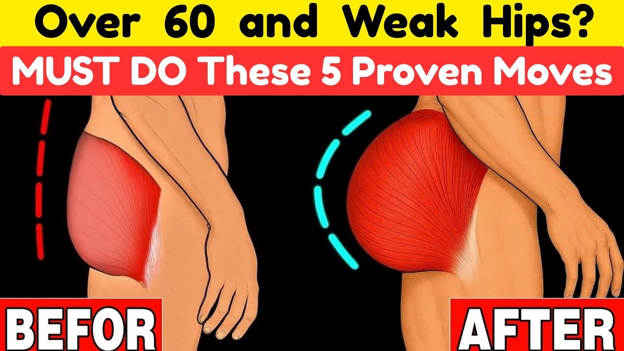 Over 60? 5 Safe Glutes BUILDERS Exercises That Beat Squats | SENIOR FITNESS