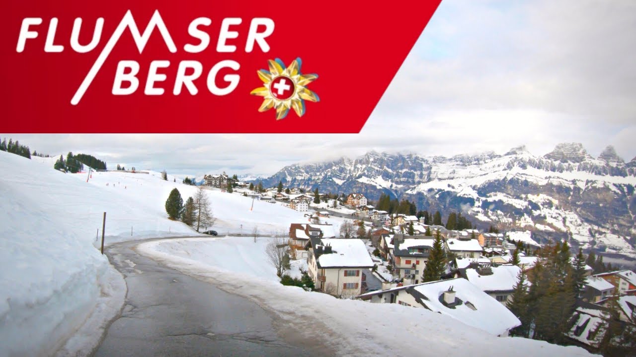 Flumserberg DRIVE holiday resort WINTER Views SWITZERLAND