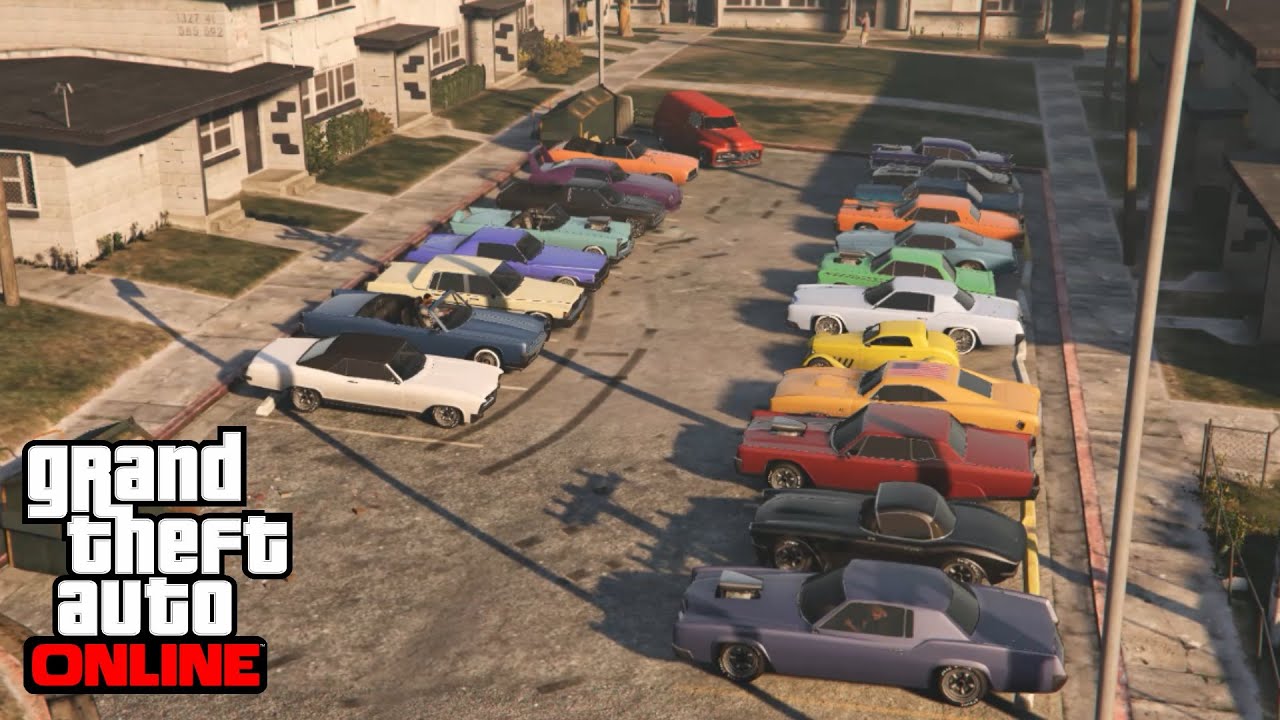 GTA 5 Online | Lowrider Car Meet #2 | Muscle and Sports Classics