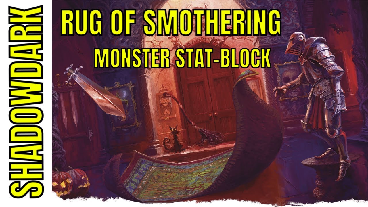 BUILDING SHADOWDARK RUG OF SMOTHERING MONSTER STAT-BLOCK 🔴#4k LIVE