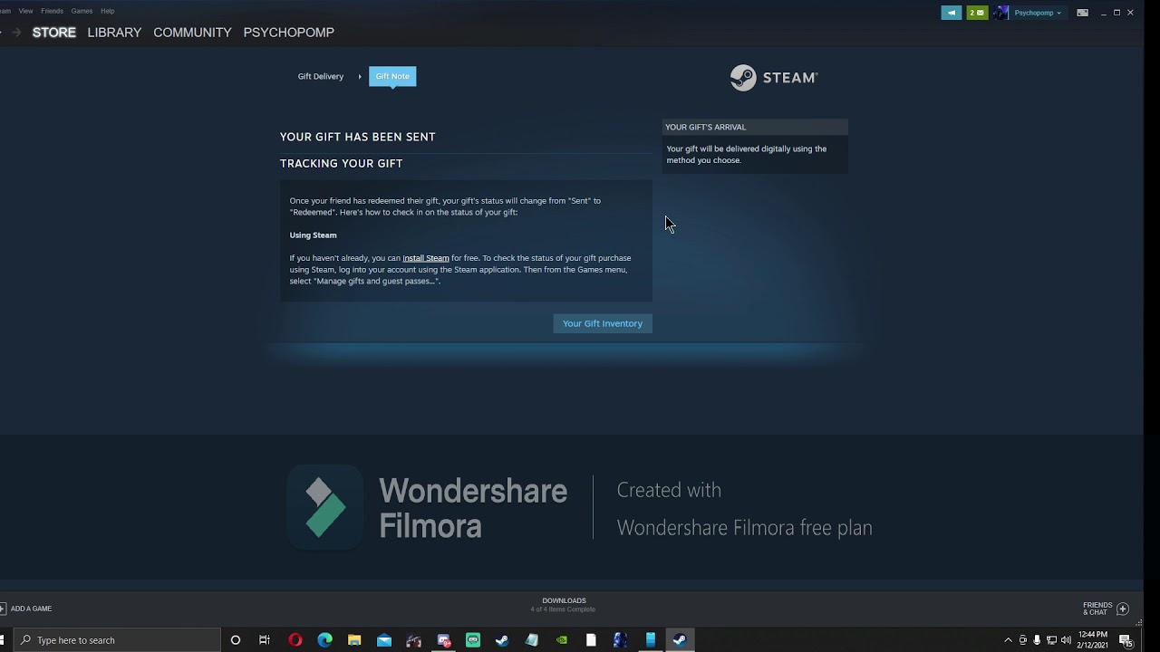 how to gift your friends a 4 pack gift on steam hope this helps the lazy ones like me!!!
