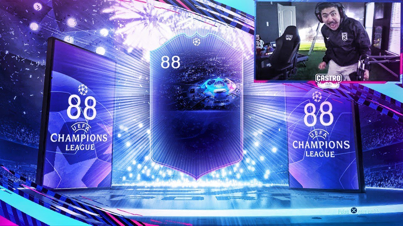 Я выбил новый трофей Лиги чемпионов на выбывание!! Игрок с рейтингом 88!! FIFA 19